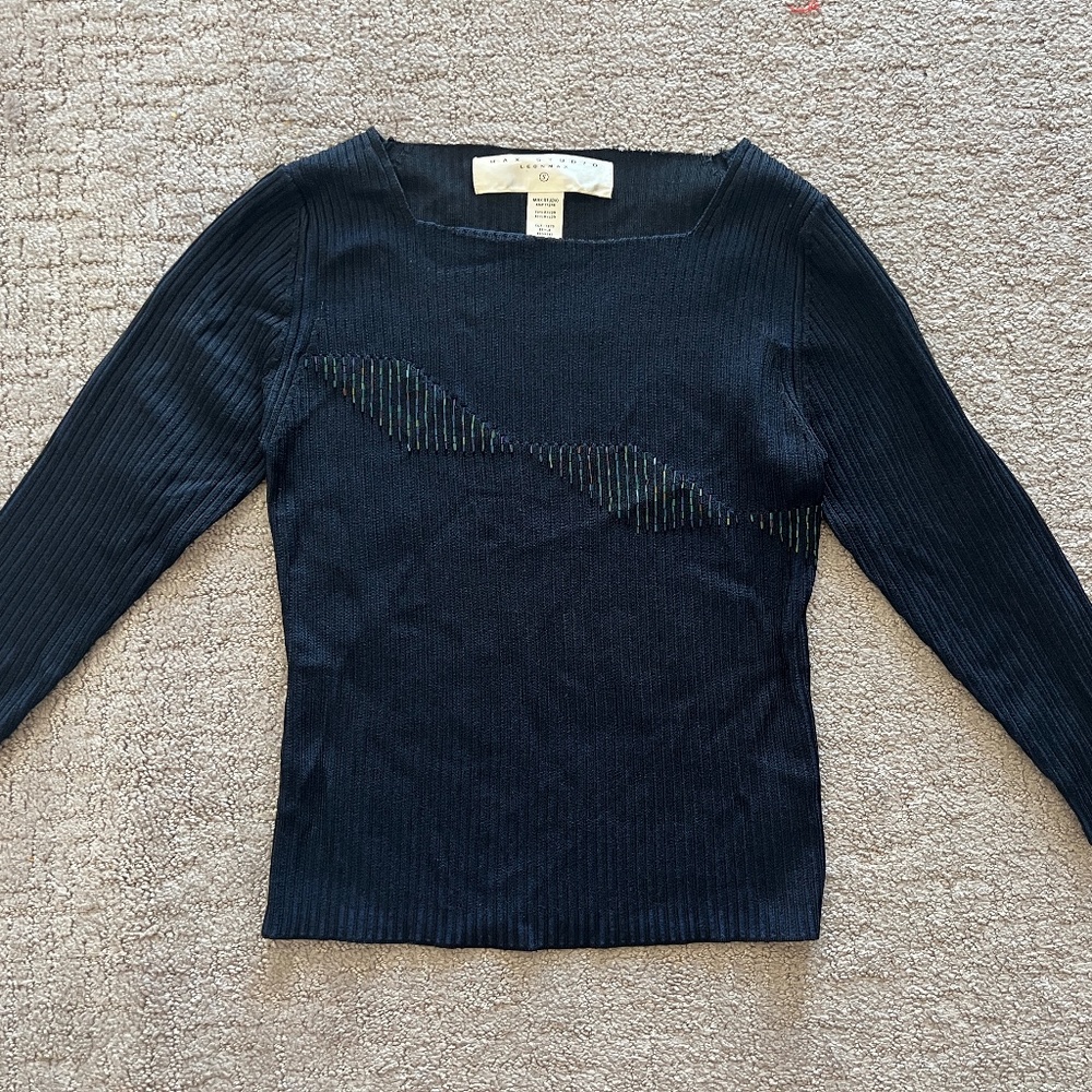 Deep blue Max Studio sweater